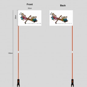 Créer un fanion vélo personnalisé avec logo | FanionVel...