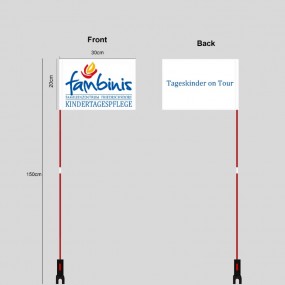Fanion vélo personnalisé avec logo | Fabricant direct –...