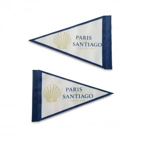 Drapeau triangulaire de vélo personnalisé double face |...